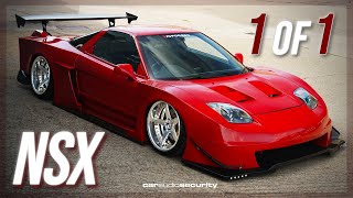 WIDE BODY NSX gets SLAMMED 1 OF 1 Body Kit + Air Lift | Car Audio & Security