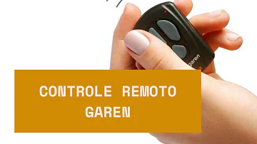 Como apagar controle remoto Garen?