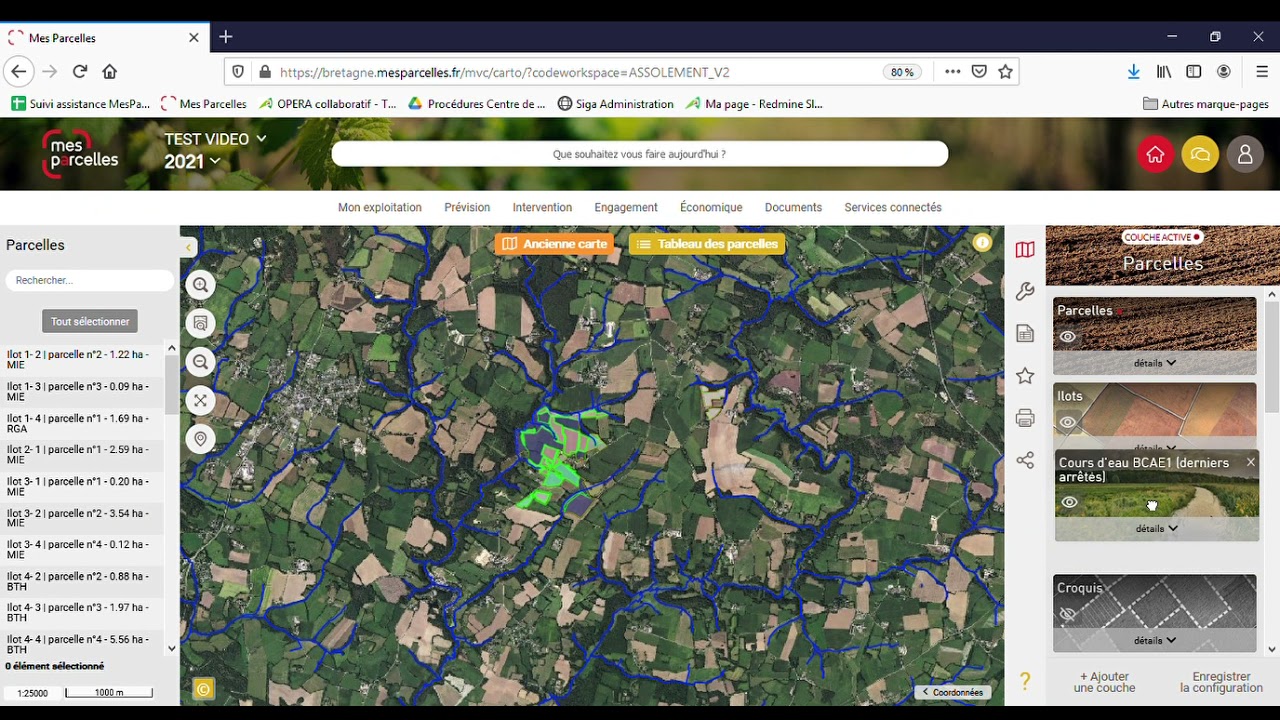MesParcelles - Ajouter la couche des cours d'eau BCAE1