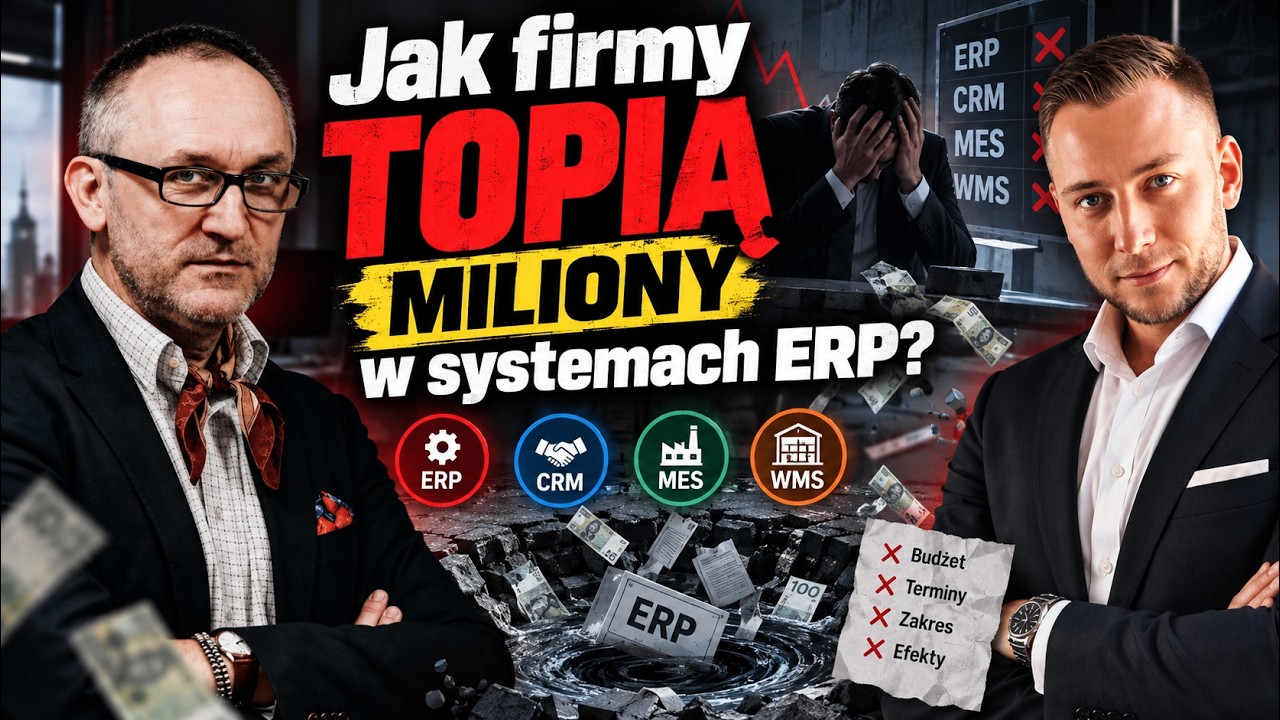 Wdrożenie ERP i CRM — dlaczego firmy tracą miliony? Jarosław Żeliński