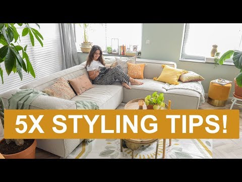 Wonderbaarlijk WOONKAMER GEZELLIG INRICHTEN + 5 STYLING TIPS! | BINTI HOME - YouTube BV-42