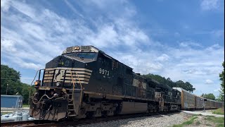 Chasing NS 18D with 9973 Leading! (Track Speed - no Trip Optimizer!), Plus a Friendly Engineer!!!
