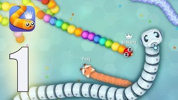 SNAKE.IO🐍HOW TO CIRCLE TOP O1 SNAKE THE MAP-Gameplay Walkthrough Part 1 - (iOS, Android) #snakegame