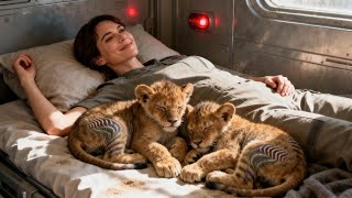 RAUBTIERJUNGE KNURREN BEI ALARM — DER MENSCH SAGTE „NUR ÜBUNG“ UND SIE SCHLIEFEN WEITER