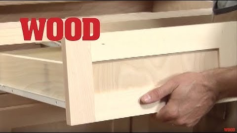 How To Install Cabinet Drawers - WOOD magazine