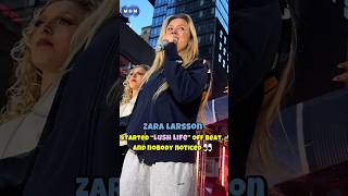 Sleepy Zara Larsson - starting “Lush Life” off beat 👀