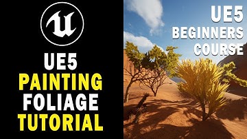 How to Foliage Paint Tool in Unreal Engine 5 UE5 Tutorial