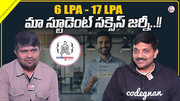 CODEGNAN : Our Student Success Journey || 6 LPA to 17 LPA Package @SumantvMoneyWallet #codegnan