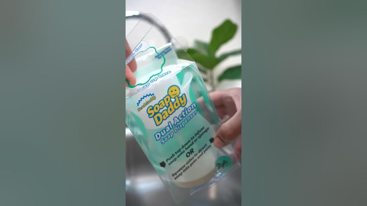 THE SOAP DADDY IS BEST SOAP DISPENSER #scrubdaddypartner #scrubdaddy  #cleaning 