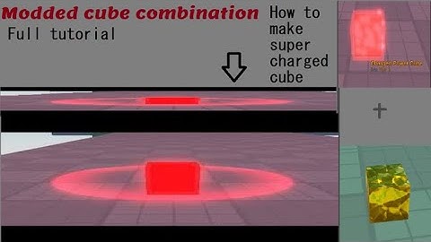 How to make Super charged power cube in mcc [Modded cube combination]
