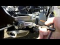 バイクのブレーキペダルを応急修理　KTM 200duke