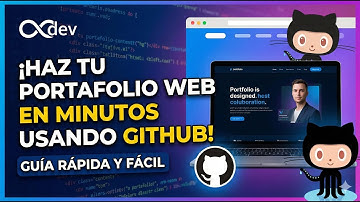¡Haz tu portafolio web en minutos usando GitHub!