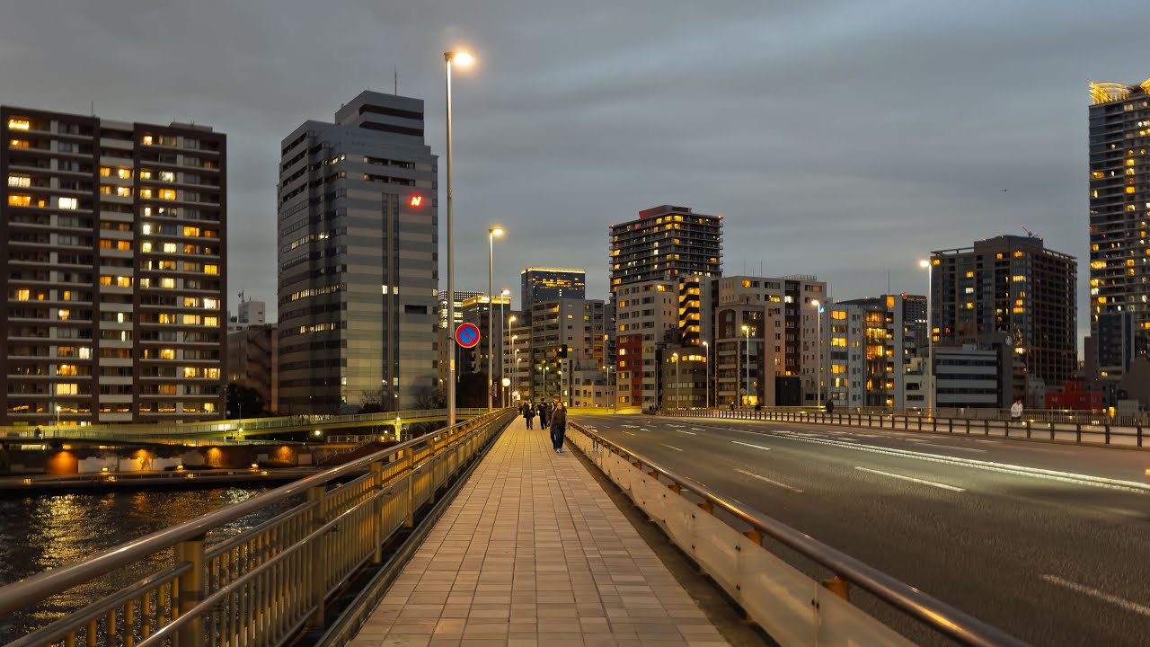 Early Evening Walk into the City | Tokyo, Japan