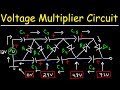 Voltage Multiplier Circuit Using Diodes and Capacitors