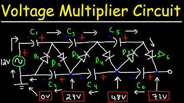 Voltage Multiplier Circuit Using Diodes and Capacitors