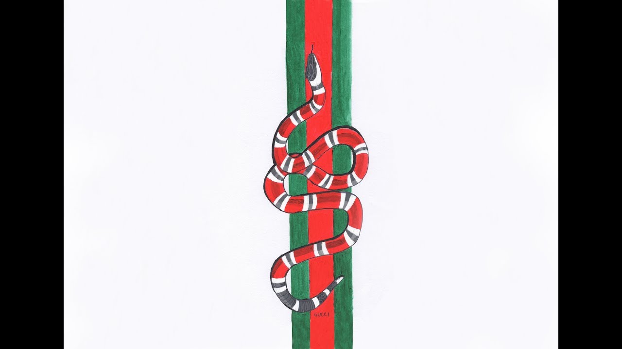 gucci snake painting