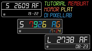 Tutorial membuat nomor plat di pixellab screenshot 4