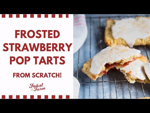 Frosted Strawberry Pop Tarts from Scratch