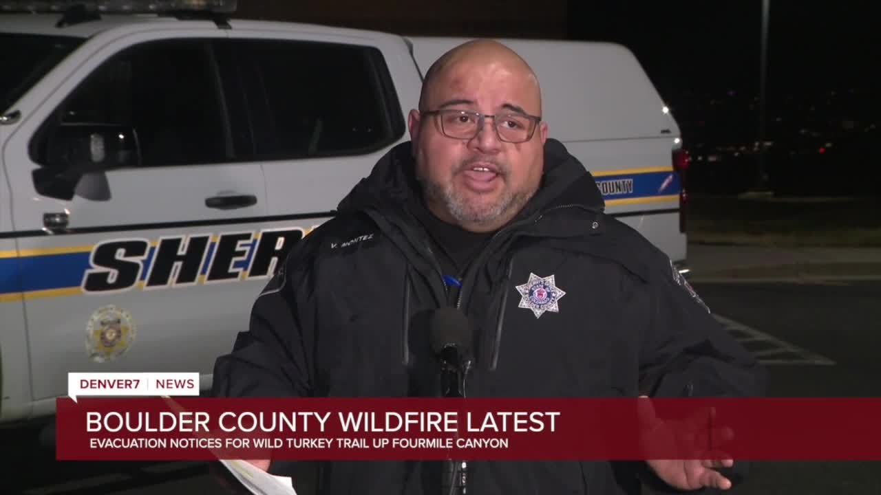 Wildfire prompts evacuation notice in Fourmile Canyon in western Boulder County