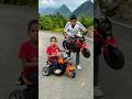 Kid Riding Mini Bike vs Big RC Bike Unboxing Outdoor Fun!