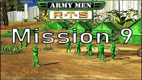 Army Men RTS Walkthrough - Mission 9 - Fistful Of Plastic