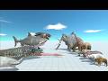 Mammals Vs Aquatics Battle - Animal Revolt Battle Simulator
