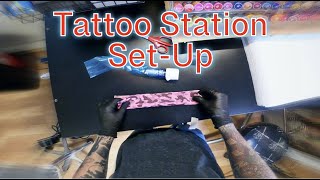 POV Tattoo Station Set Up