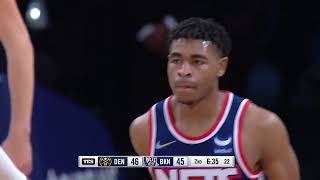 Cam Thomas hits back to back step back threes