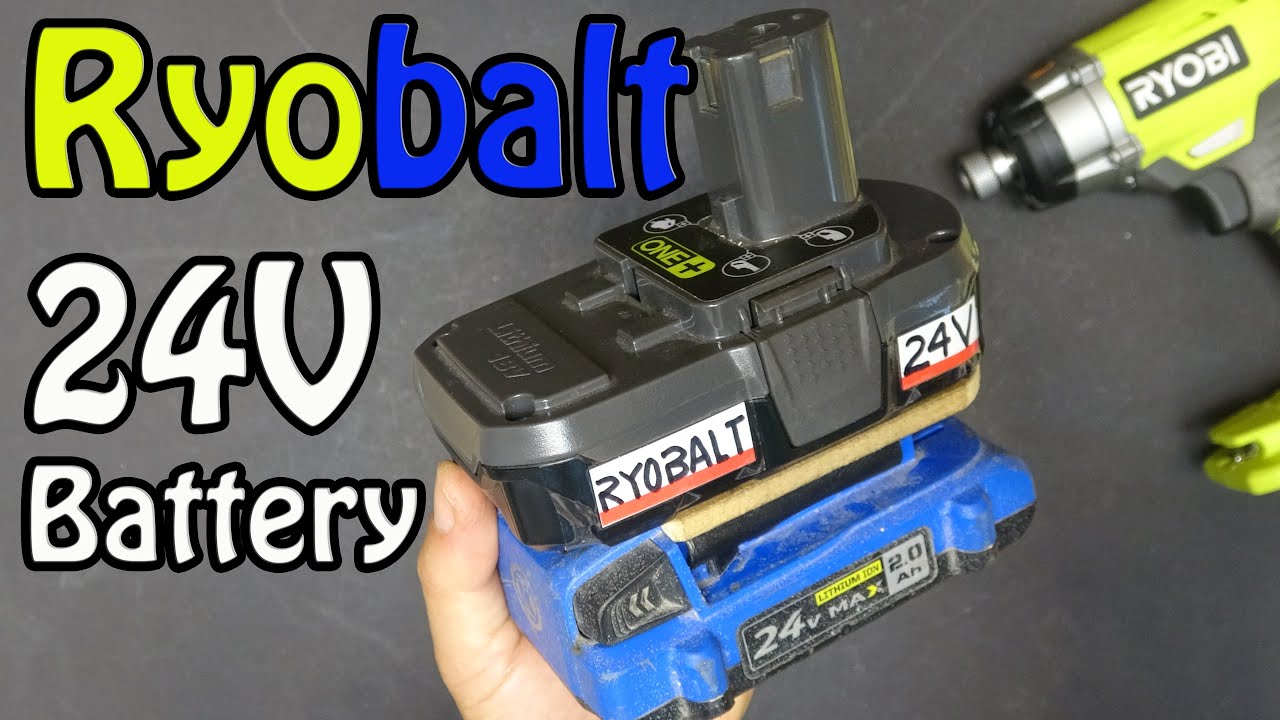 Kobalt 24v Max Low Profile Battery Adapter for Porter Cable / Black and  Decker 20v Max Tools 