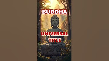 Buddha means the awakened one.