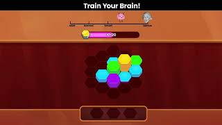 Can You Reach Genius Level in Hexa Stack? 🧠🧩 screenshot 5