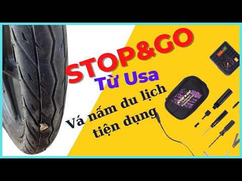 Video Stop and Go thương hiệu USA vá vỏ xe điện không ruột... - youtube