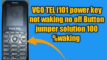 VGO TEL i101 power key not waking no off Button jumper solution 100 %waking