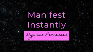 Program Your Mind To Bypass Processes And Manifest Instantly  (RAMPAGE)  | 10k Affirmation Challenge