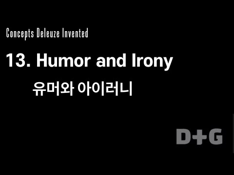 [DTG-13] Humor and Irony  유머와 아이러니