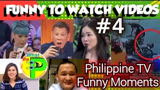 Nakabangga na sya pa natumba | Philippine TV Funny Moments | Funny to Watch Videos Ep4