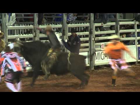 Highlights from the 2010 Xstrata Mount Isa Rotary Rodeo presented by Queensland Country Music Awards "Best New Talent", Shea Fisher. Video by U1C.