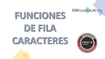 10. Funciones de Fila | Caracteres - ORACLE