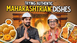 Trying Authentic Maharashtrian Dishes | Ok Tested