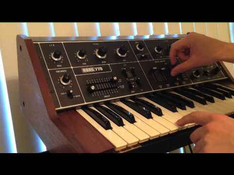 Korg 770 - interface demo