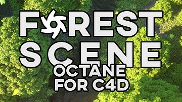 Creating a Realistic Forest in C4D Octane Render TUTORIAL