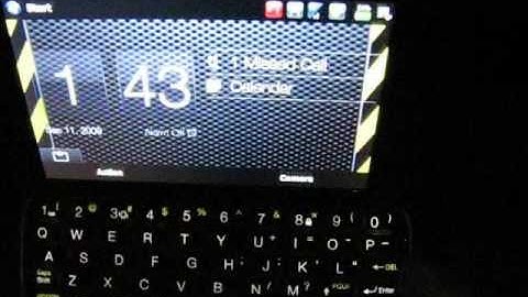 Part 2 -  Windows Mobile 6.5 Demo on T-Mobile Touch Pro2, TouchFLO 3D, Sliding Keyboard Sounds