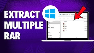 How to Extract Multiple RAR Files into One Folder on Windows 11 (Step-by-Step Guide)