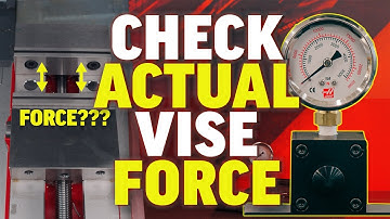Measure Your Vise Force - New Clamp Force Gauge on HaasTooling.com