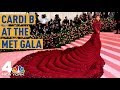 Met Gala 2019: Cardi B Stuns in a Gigantic Red Dress