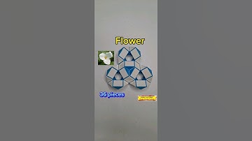 #Shorts - Flower 🌼 - 36 pieces magic snake puzzle #toys #diy #snakecube #rubiksnake #magicruler