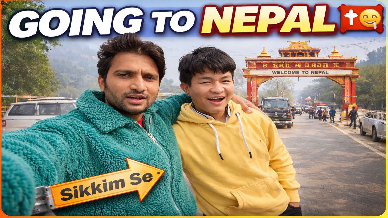 Nepal Aa Gaye 🇳🇵 | First Day in Nepal By Road | India to Nepal Border Cross
