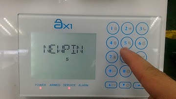 T sense keypad   Change Password