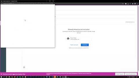 Google Assignment in Canvas Student View