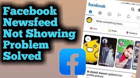 How to Fix Facebook Newsfeed Not Showing Problem Solved 2024